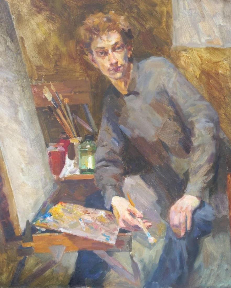 Oil painting Artist Alex Ditriev: Title: Oil painting Artist Alex Ditriev Description: 621AD Painter: Alex Ditriev S?ze:100x85 cm/ 39.37x33.46 inches Components: oil, canvas Original painting from our collection ERA: Short