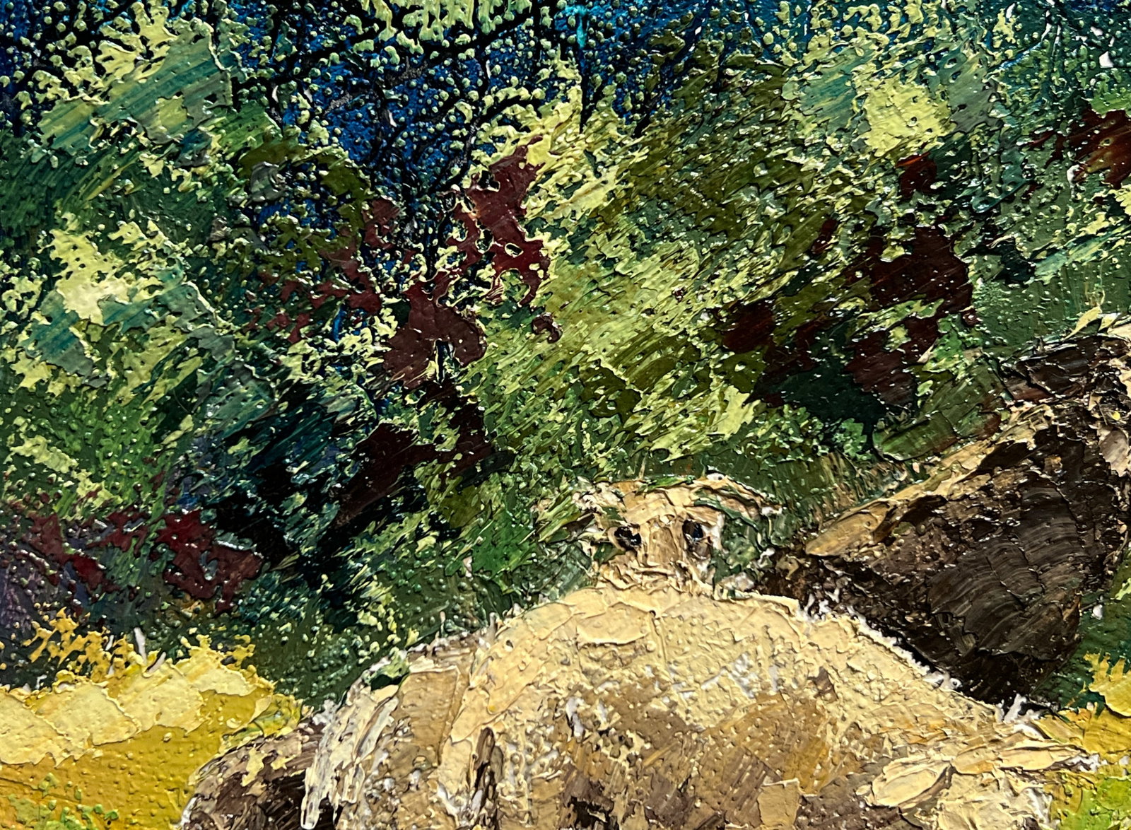 Oil painting Sheep K. Leonid - 2