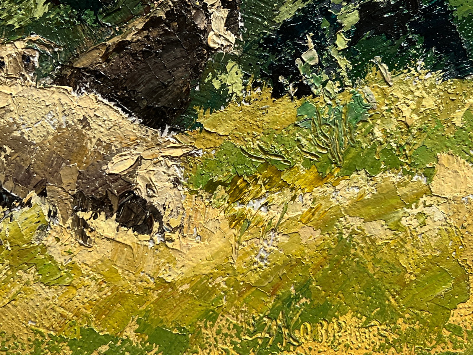 Oil painting Sheep K. Leonid - 4