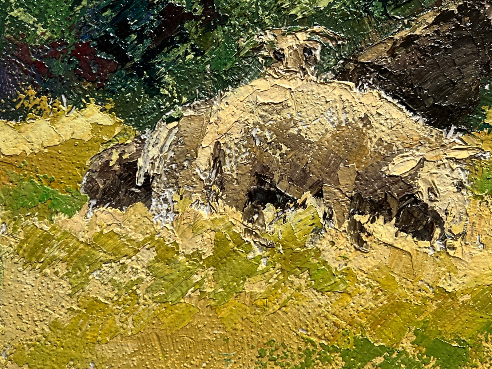 Oil painting Sheep K. Leonid - 5