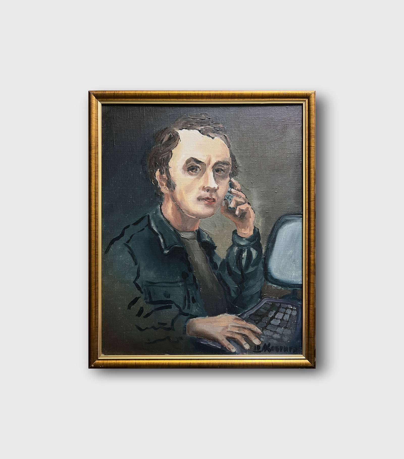 Oil painting with frame Taras Shevchenko K. Leonid - 11