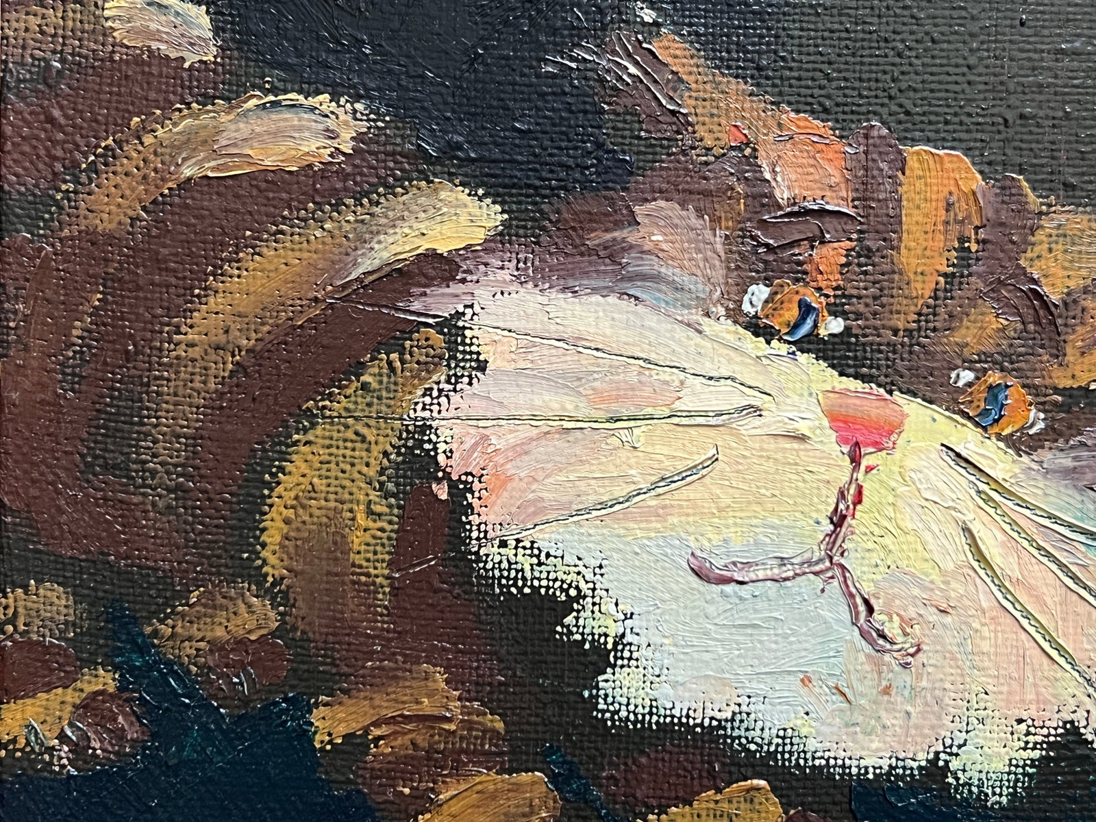 Oil painting with frame Cat K. Leonid - 4