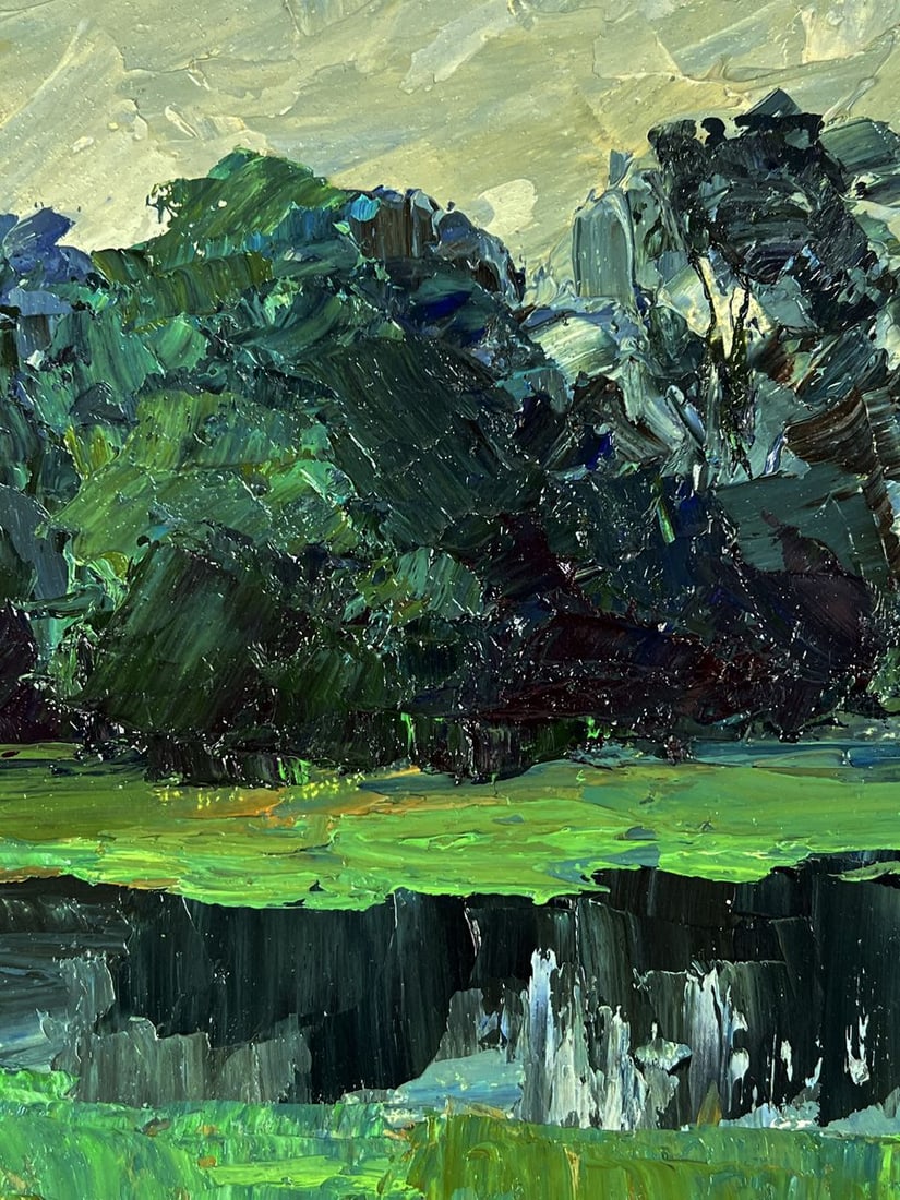 Oil painting In the meadows before the rain Boris Serdyuk - 4