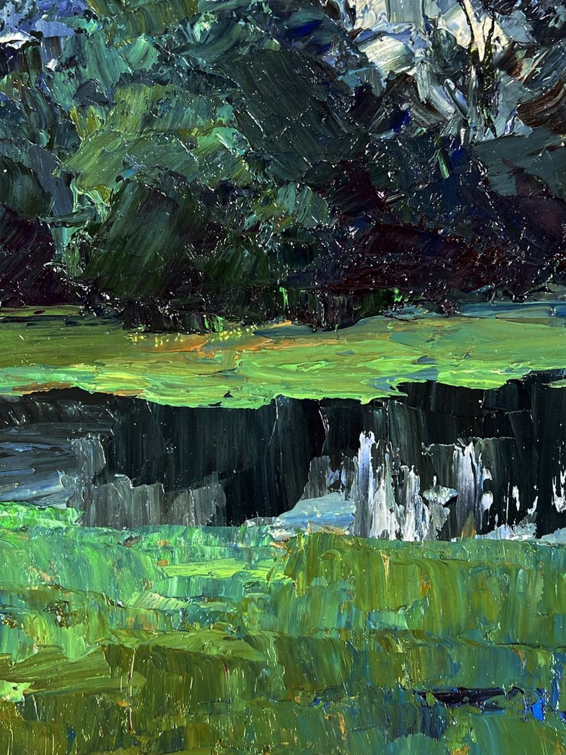Oil painting In the meadows before the rain Boris Serdyuk - 5