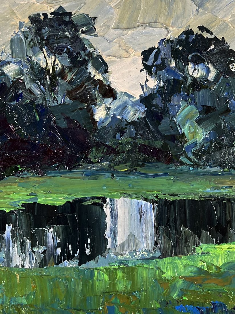 Oil painting In the meadows before the rain Boris Serdyuk - 7