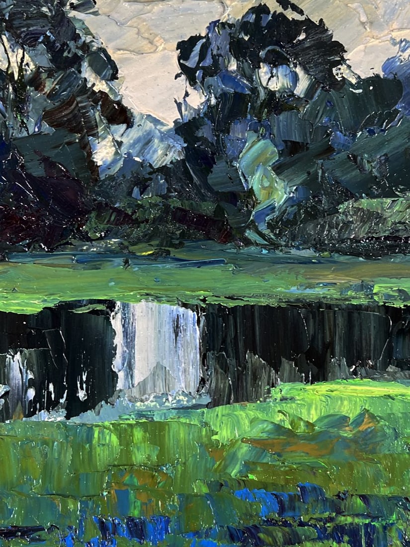 Oil painting In the meadows before the rain Boris Serdyuk - 8