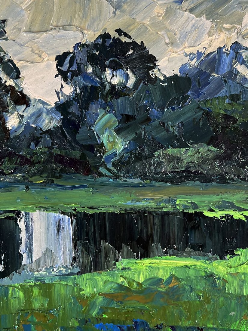 Oil painting In the meadows before the rain Boris Serdyuk - 9