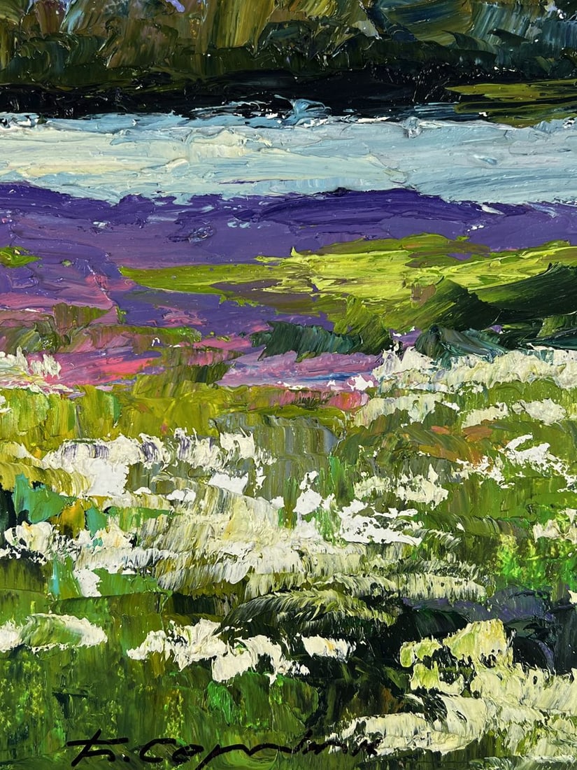 Oil painting Meadows of growing flowers Boris Serdyuk - 10