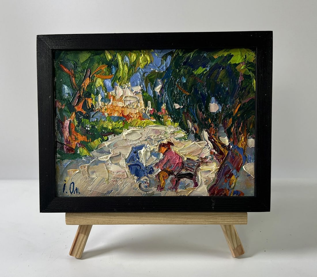 Oil painting In the summer park Oleksiy Ivanyuk (1 of 8)