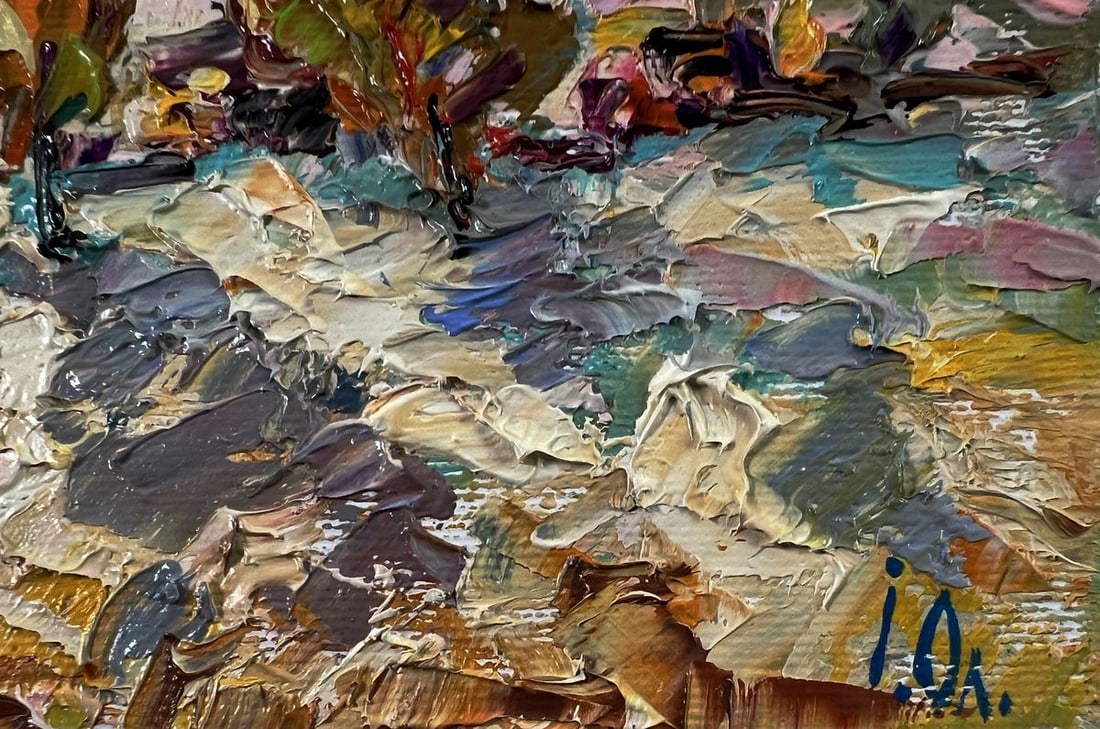 Oil painting A hot summer day in the fields Oleksiy Ivanyuk - 5