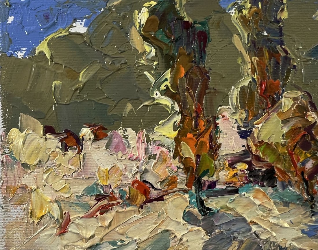 Oil painting A hot summer day in the fields Oleksiy Ivanyuk - 7