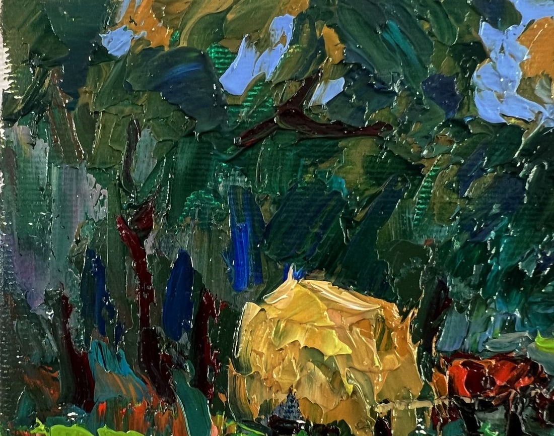 Oil painting Near the summer forest Oleksiy Ivanyuk - 5
