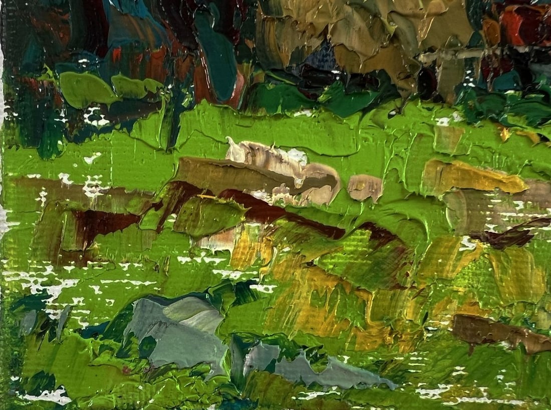 Oil painting Near the summer forest Oleksiy Ivanyuk - 6
