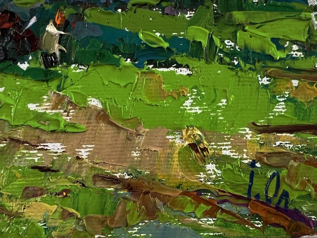 Oil painting Near the summer forest Oleksiy Ivanyuk - 7