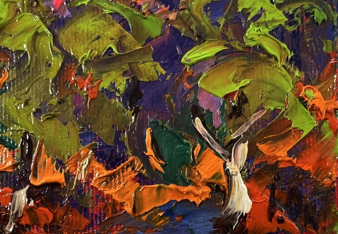Oil painting A walk through the summer forest Oleksiy Ivanyuk - 5