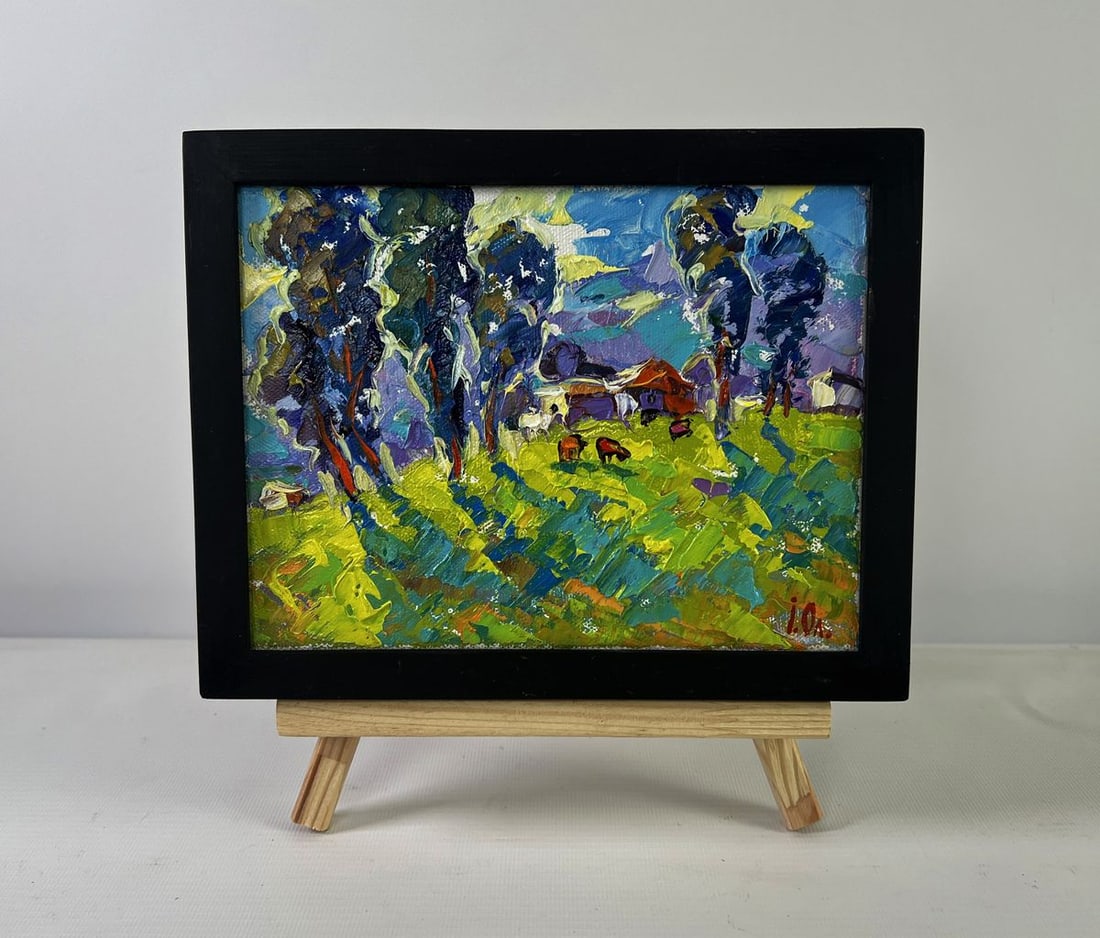 Oil painting Nature speaks in a whisper of grass Oleksiy Ivanyuk: Title: Oil painting Nature speaks in a whisper of grass Oleksiy Ivanyuk Description: AAA5392The Oil painting on canvas titled "Nature Speaks in a Whisper of Grass" evokes a vivid and poetic vision of 