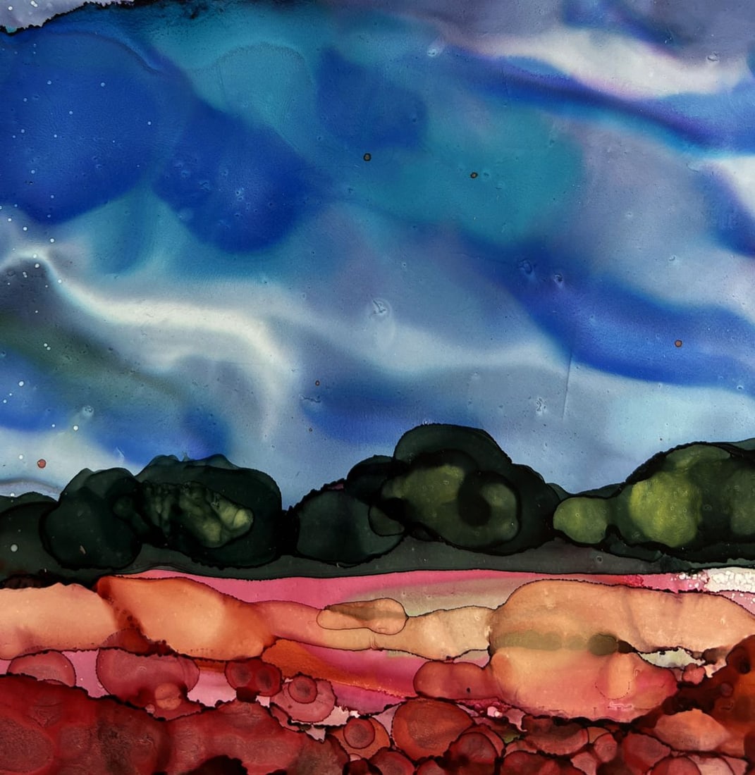 Ink painting Native spaces Olga Ponomaryova - 6