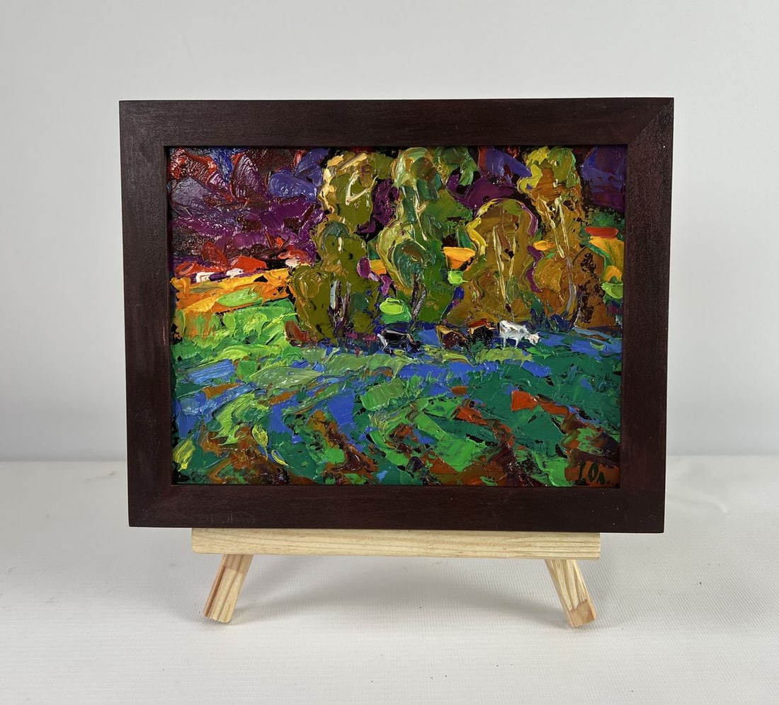 Oil painting The sky is preparing lightning Alex Kalenyuk (1 of 8)