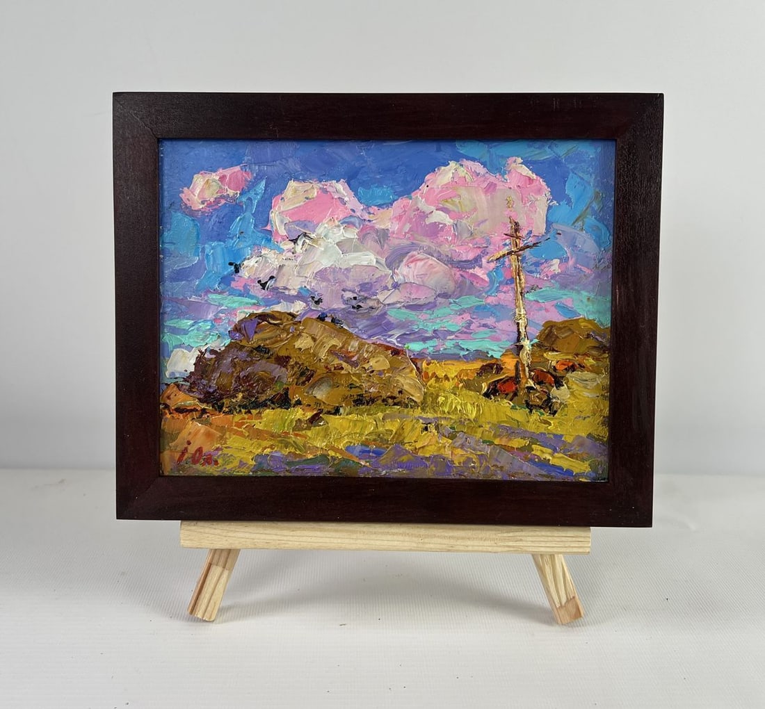 Oil painting The sun touches the ground Alex Kalenyuk (1 of 8)