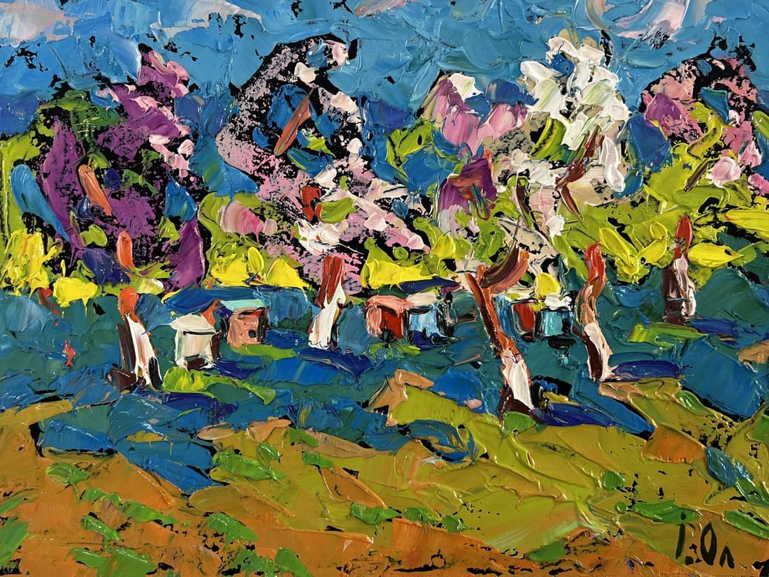 Oil painting Spring is on the doorstep Alex Kalenyuk - 3