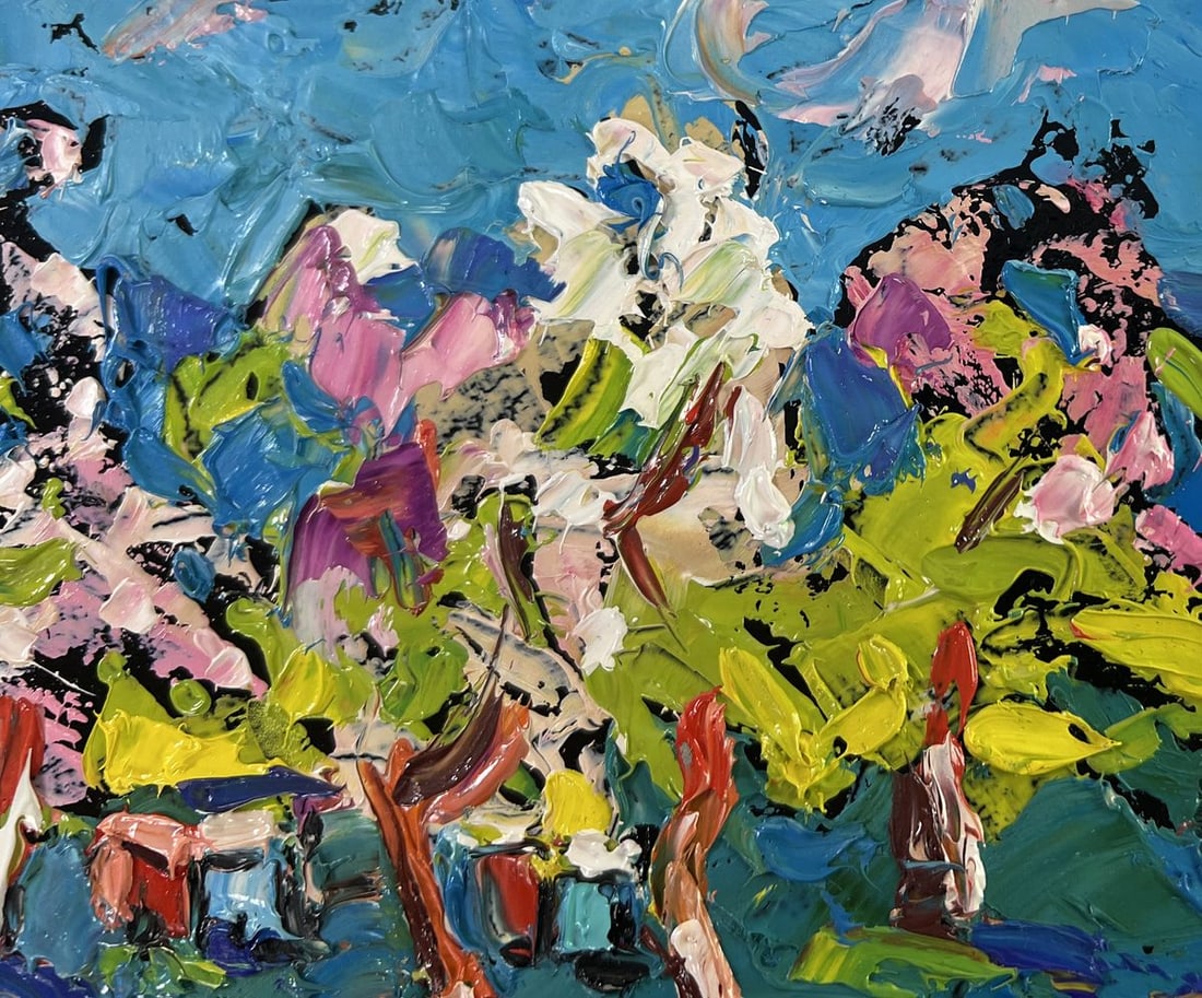 Oil painting Spring is on the doorstep Alex Kalenyuk - 5