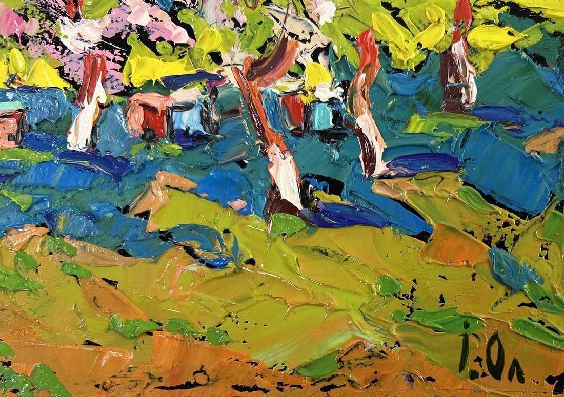 Oil painting Spring is on the doorstep Alex Kalenyuk - 6