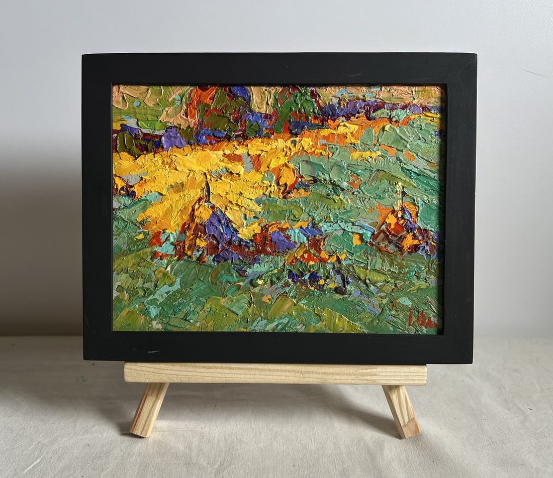 Oil painting The last ray of sunshine Alex Kalenyuk (1 of 10)