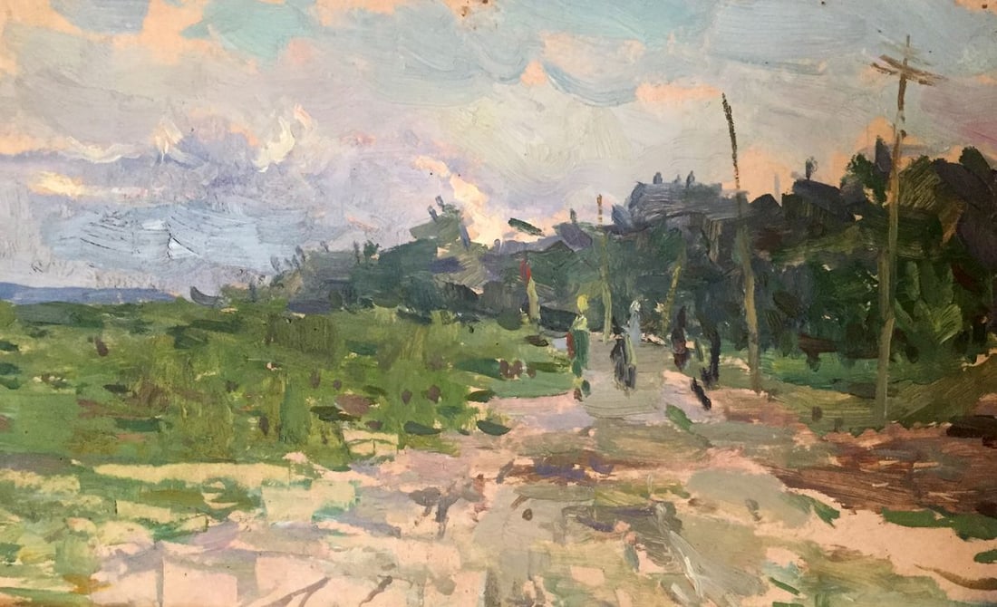 Oil painting Near Kiev Vadim Odainik - 2