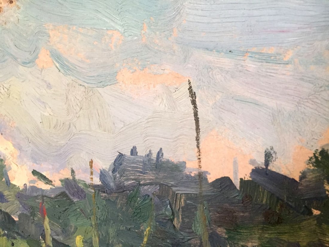 Oil painting Near Kiev Vadim Odainik - 5