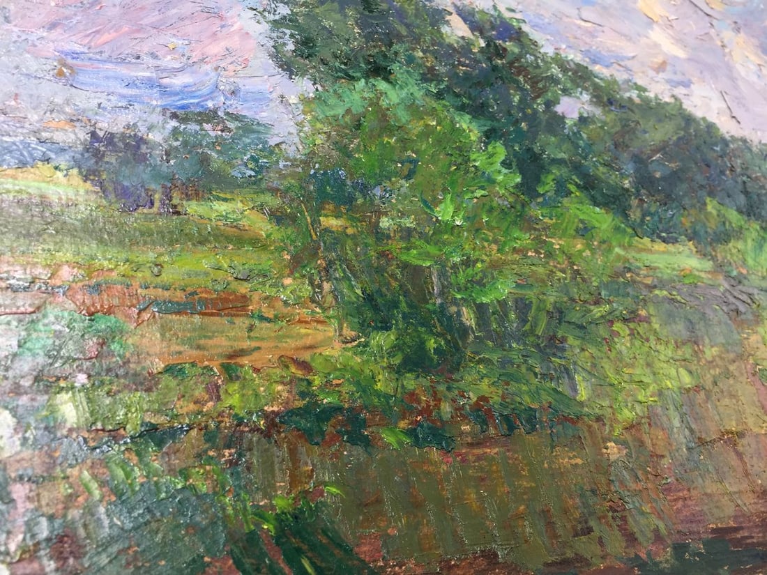 Oil painting After the rain on the field Sevast'yanov Viktor Grigor'yevich - 7