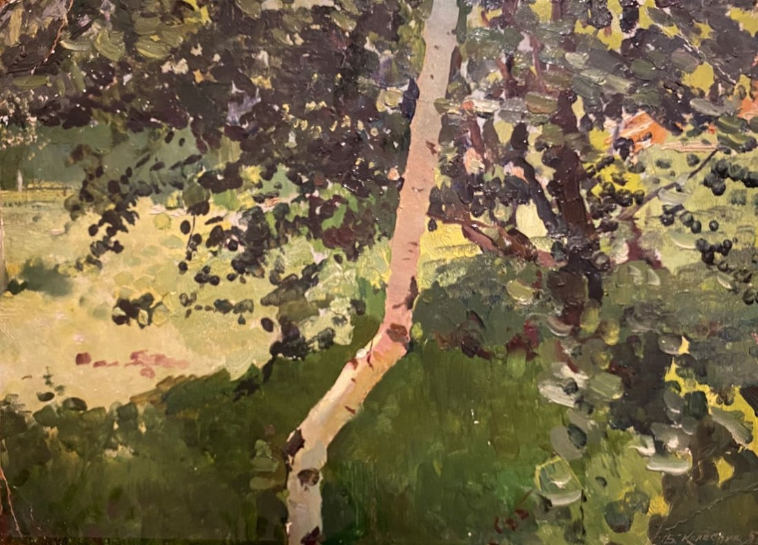 Oil painting Summer sketch Boris Kolesnik (1 of 8)
