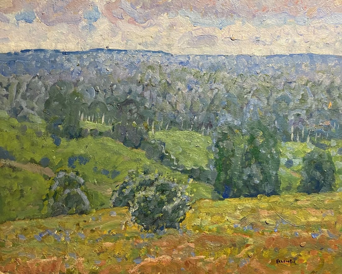 Oil painting Forest glades Georgy Kolosovsky: Title: Oil painting Forest glades Georgy Kolosovsky Description: GS 421*** ABOUT THIS PAINTING **** TITLE: "Forest glades"* ARTISTS: Georgy Kolosovsky* SIZE: 40x50 cm/'15.74x19.68 inches'* MEDIUM: oil