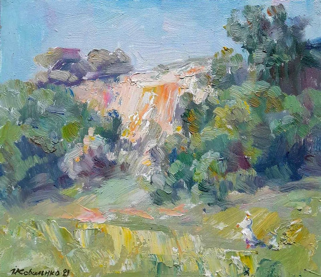 Oil painting Nature walk Kovalenko Ivan Mikhailovich (1 of 6)