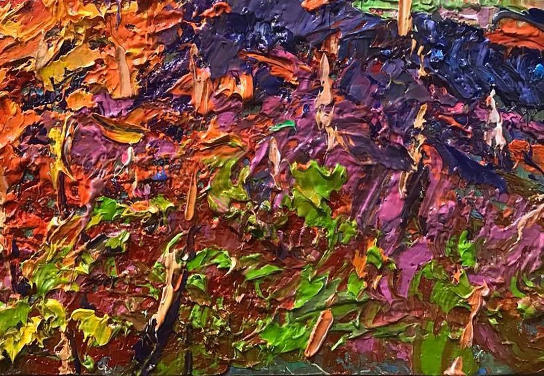 Oil painting Red mountain Kalenyuk Alex - 5