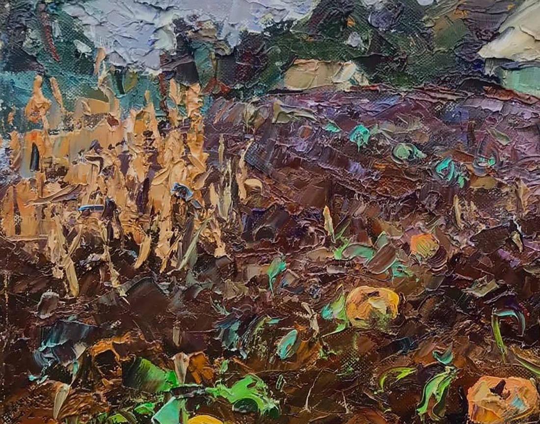 Oil painting In the garden Kalenyuk Alex - 2