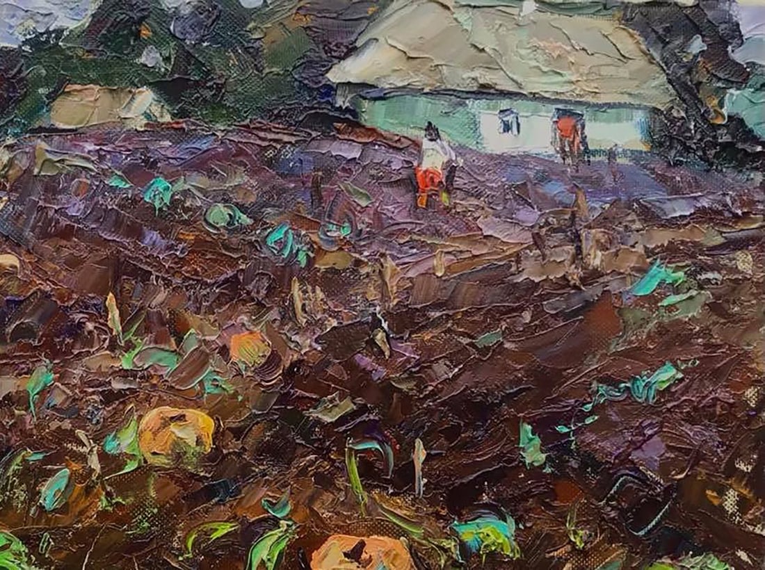 Oil painting In the garden Kalenyuk Alex - 3