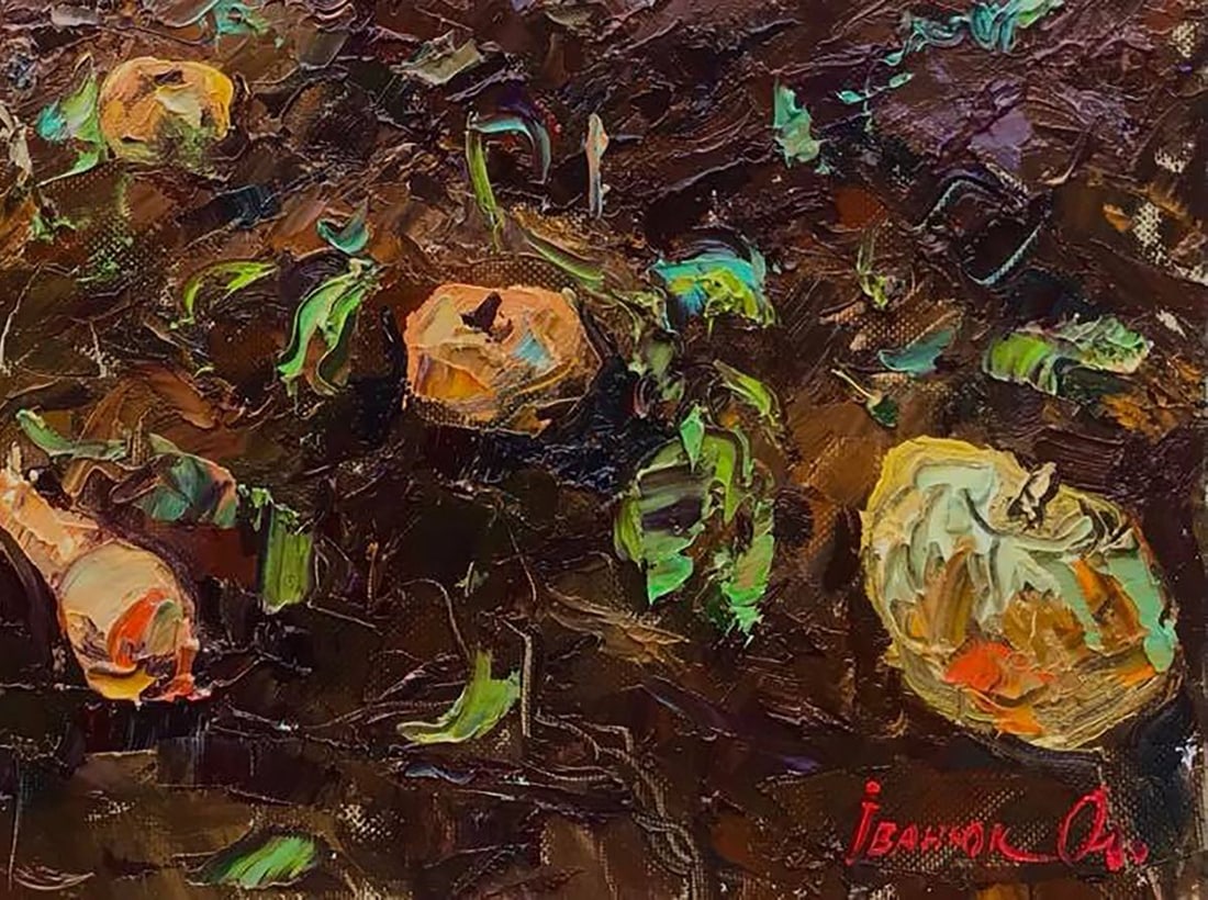 Oil painting In the garden Kalenyuk Alex - 5