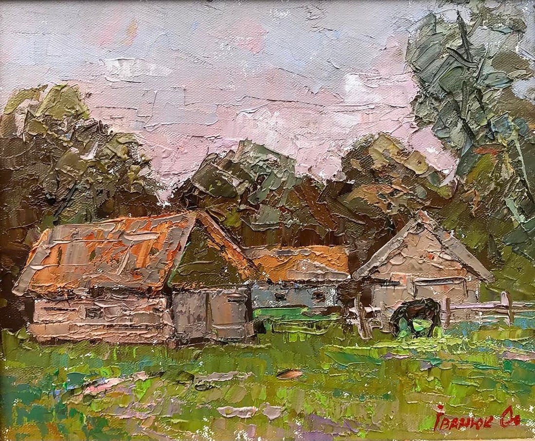 Oil painting Silence around Kalenyuk Alex (1 of 6)