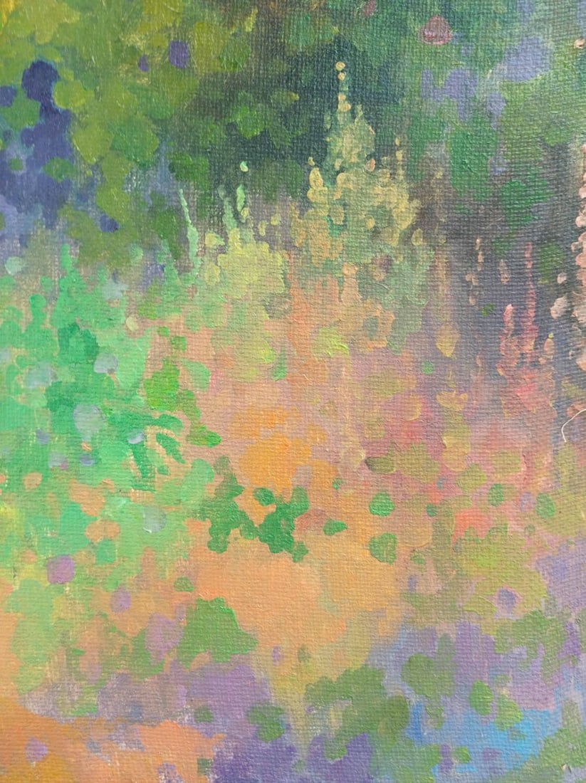 Oil painting Summer garden Peter Tovpev - 7