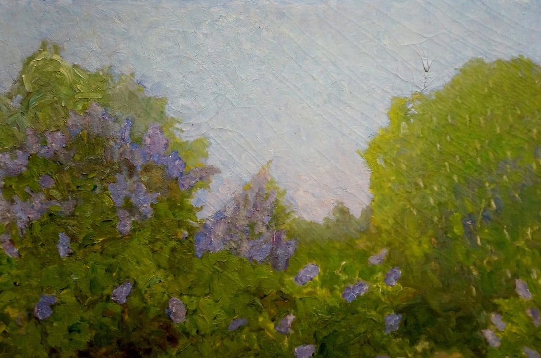 Oil painting Summer landscape Zharenko Lavrentiy Semenovich - 4