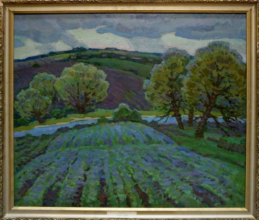 Oil painting Blooming field Ruban Grigory Savelievich: Title: Oil painting Blooming field Ruban Grigory Savelievich Description: Vern 1469 *** ABOUT THIS PAINTING *** * TITLE: "Blooming field" * ARTISTS: Ruban Grigory Savelievich * SIZE: 61x73 cm/'24.01x2