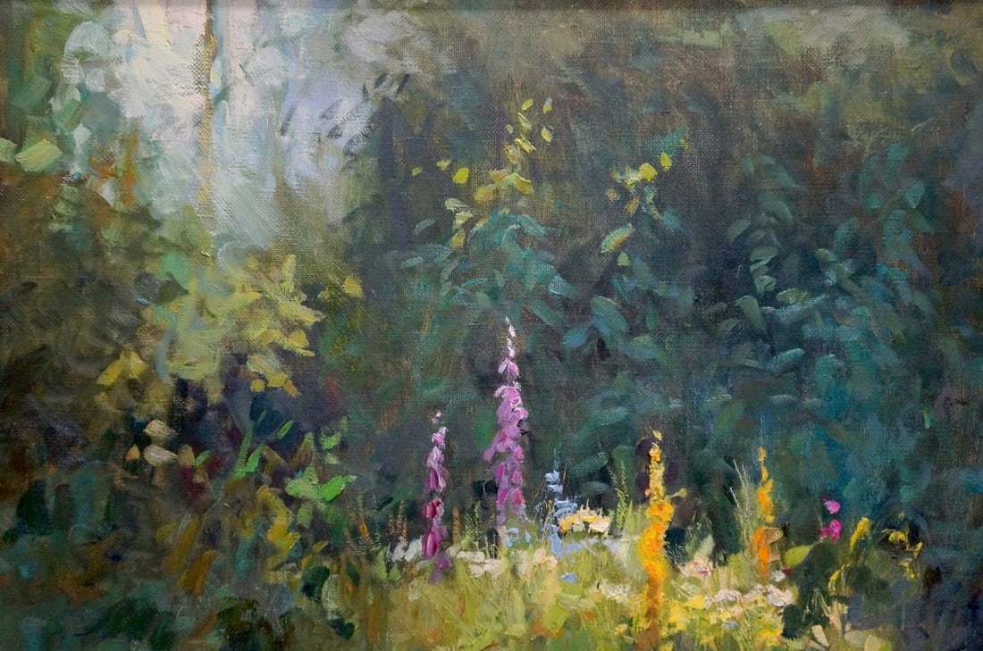 Oil painting Road to the forest Victor Stognut - 3