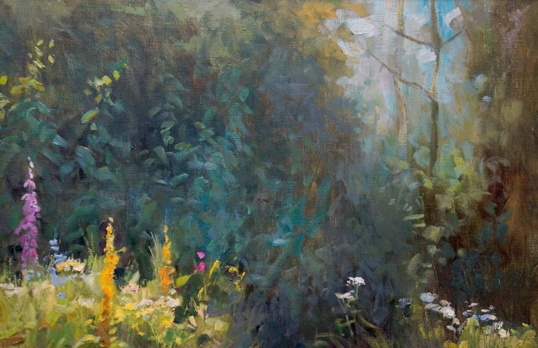 Oil painting Road to the forest Victor Stognut - 4