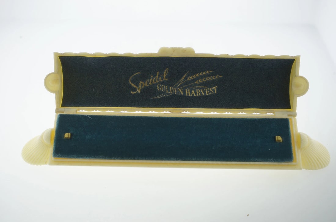 SPEIDEL JEWELRY BOX "GOLDEN HARVEST" C.1960 VINTAGE UNIQUE RARE - 4