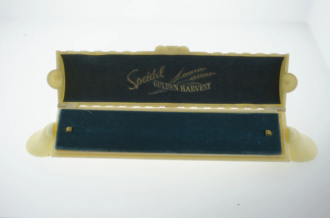 SPEIDEL JEWELRY BOX "GOLDEN HARVEST" C.1960 VINTAGE UNIQUE RARE - 5