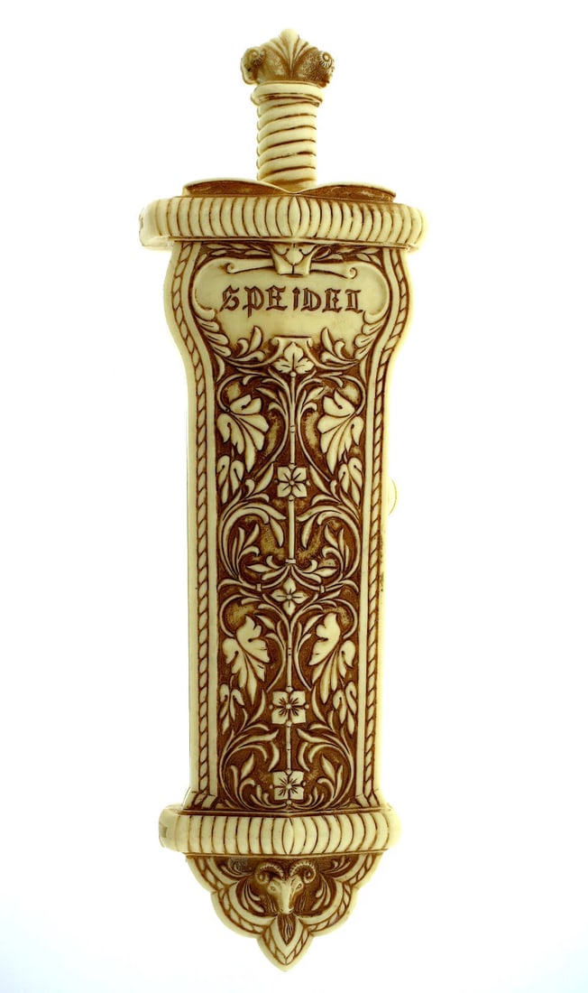 SPEIDEL JEWELRY BOX "GOLDEN KNIGHT" C.1960 VINTAGE UNIQUE RARE (1 of 6)