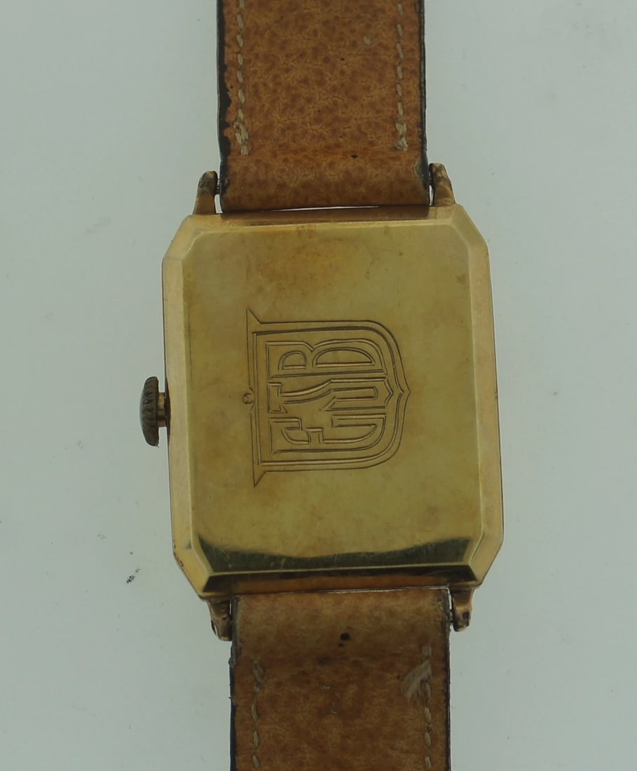 VINTAGE C.1950 LYCEUM WATCH BEIGE STRAP - 6
