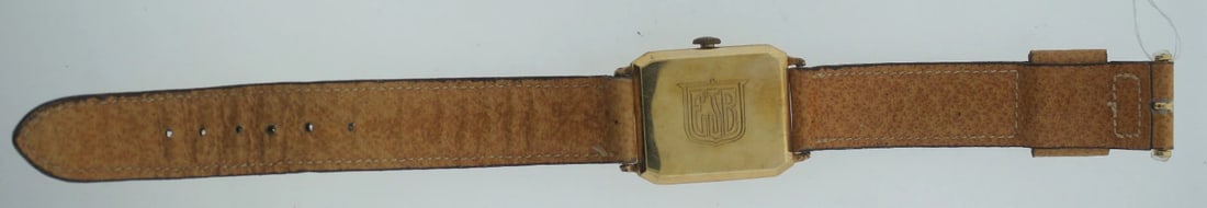 VINTAGE C.1950 LYCEUM WATCH BEIGE STRAP - 7