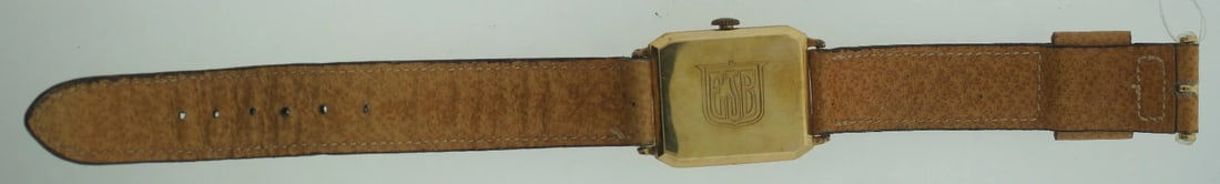 VINTAGE C.1950 LYCEUM WATCH BEIGE STRAP - 8