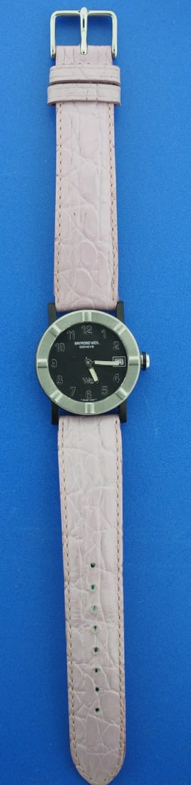 RAYMOND WEIL WATCH WATERPROOF PARSIFAL SAPPHIRE CRYSTAL SWISS MADE PARIS STRAP - 2